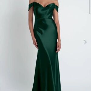 Jenny Yoo Bridesmaid Dress Camilla -Size 4 - Emerald - NWT
